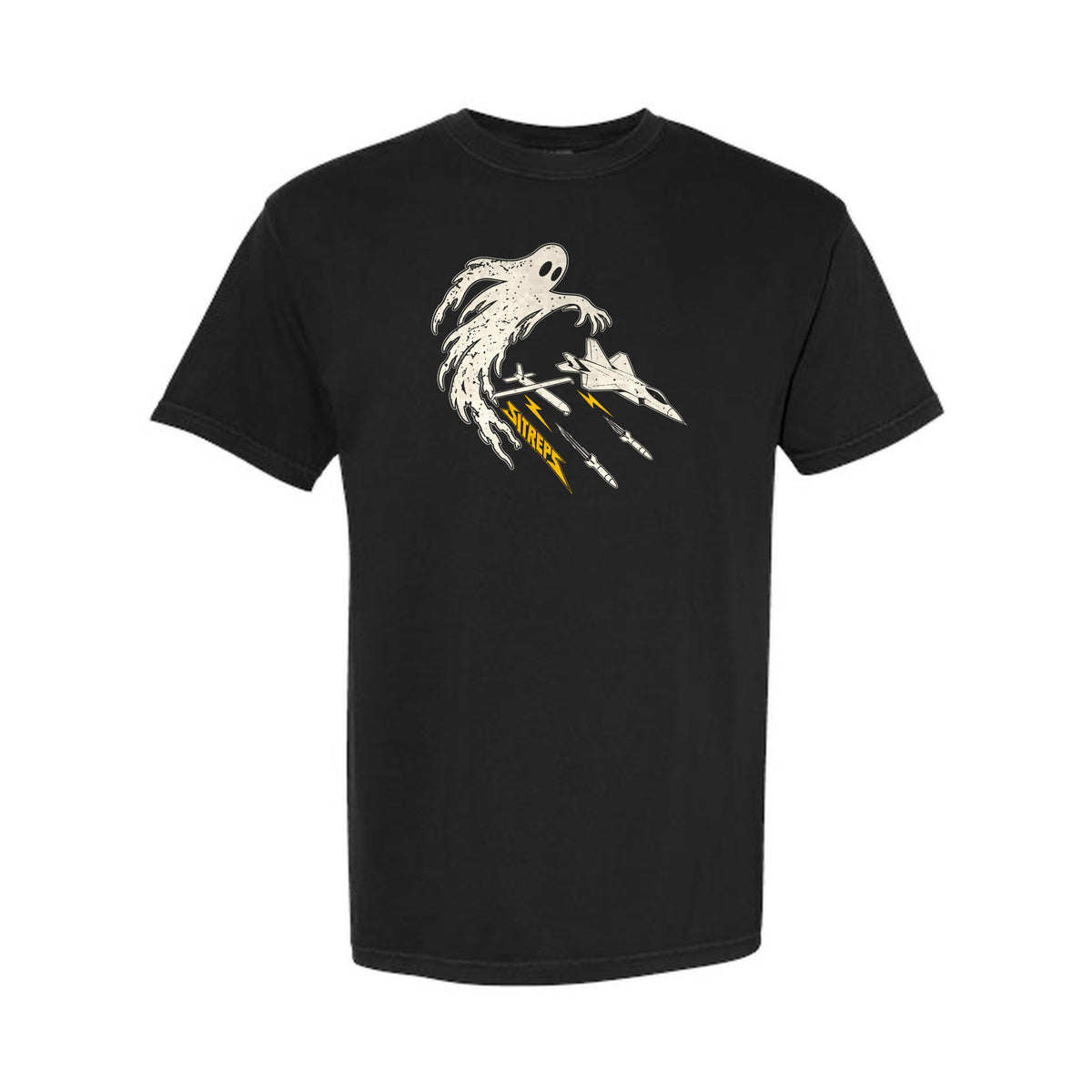Sitreps Ghost Tee, Black, front